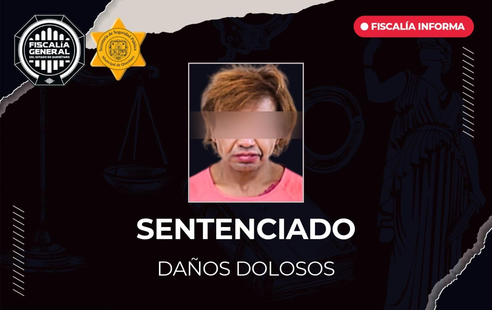 CONDENAN A SUJETO QUE REVENTÓ VIDRIOS DE QROBÚS