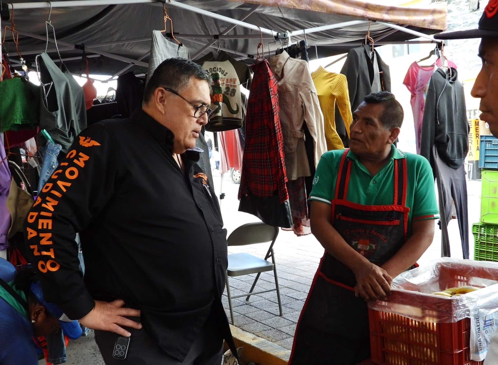 ARMANDO RIVERA ASEGURA QUE TIANGUISTAS PIDEN MÁS SEGURIDAD