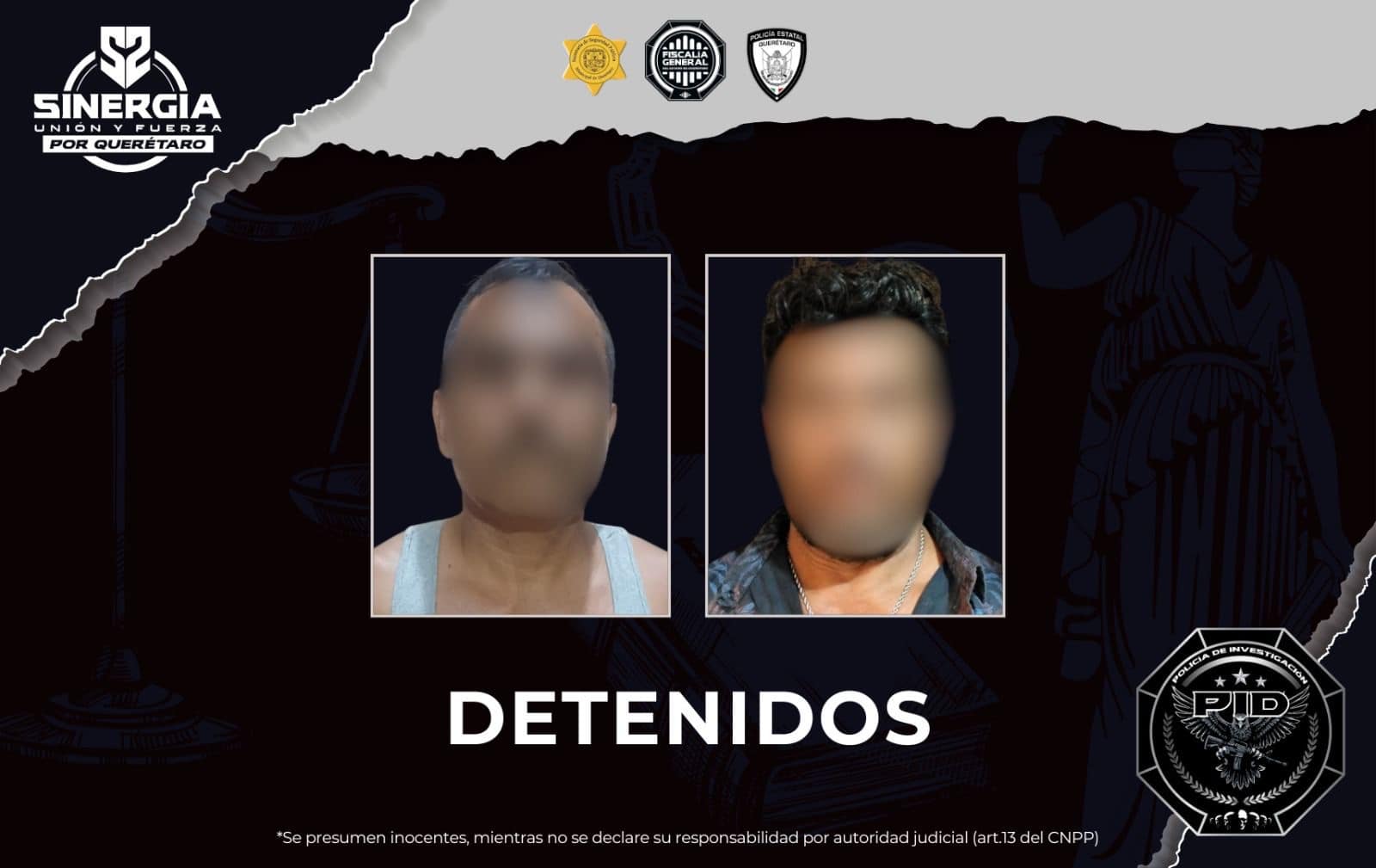 DETIENEN A DOS POR DELITOS VS LA SALUD