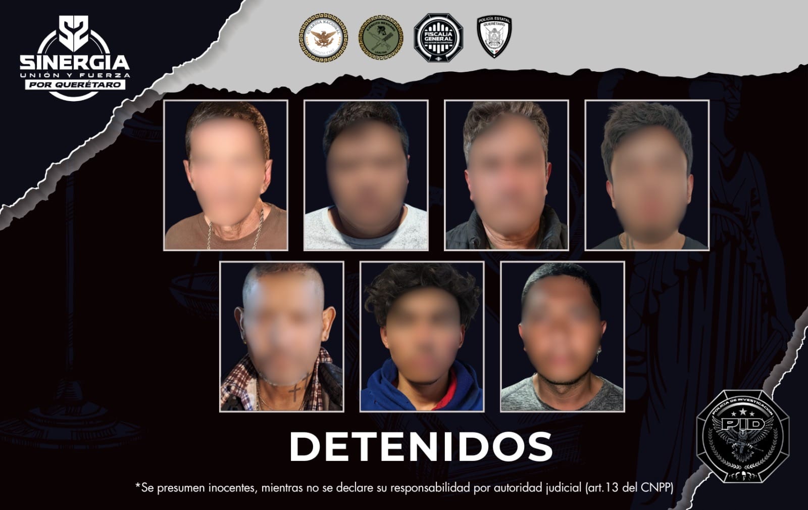 DETIENEN A 7 TRAS CATEOS EN SJR