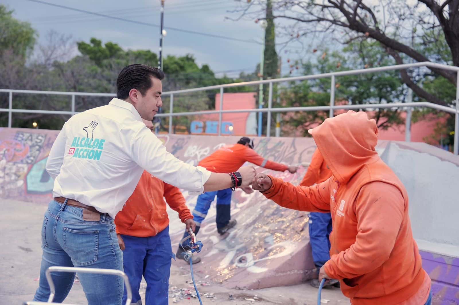 CAPITAL RECUPERA ESPACIOS PÚBLICOS DAÑADOS CON GRAFITI