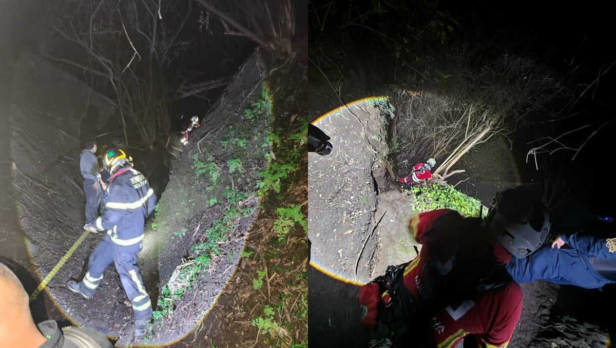 RESCATAN A JÓVENES ATRAPADOS EN BARRANCO DE CHAPULTEPEC
