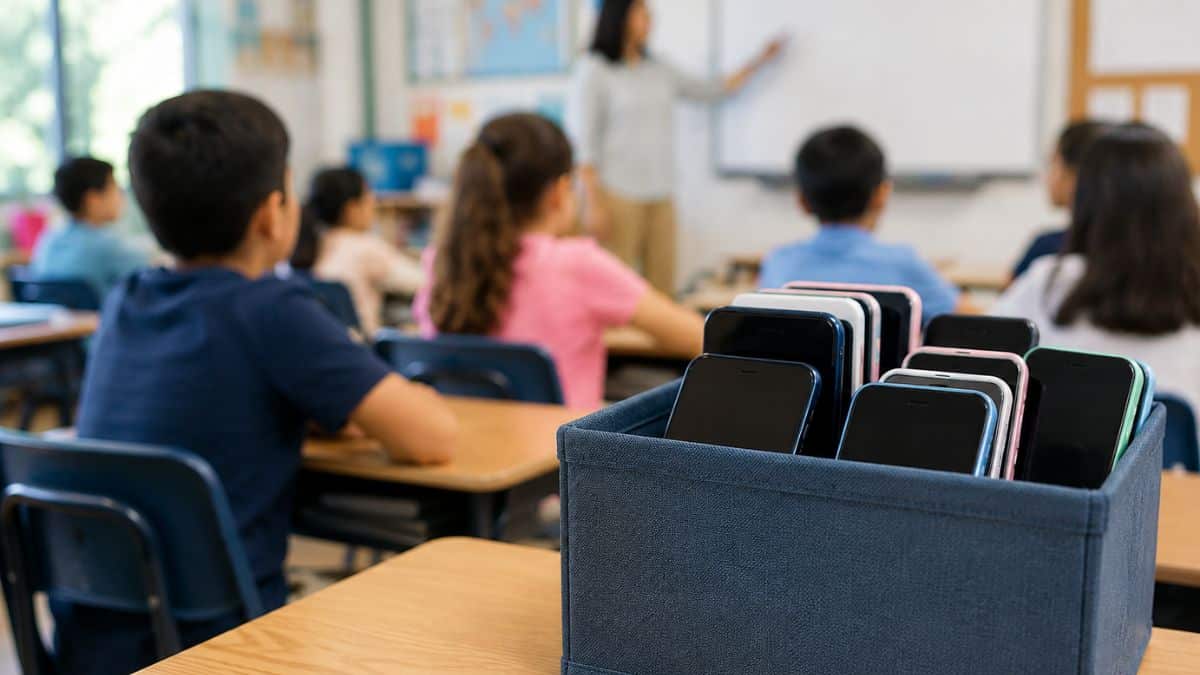 A PARTIR DEL 3 DE NOVIEMBRE NO MÁS CELULARES EN ESCUELAS