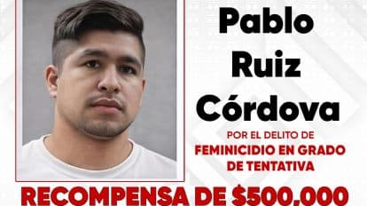 RECOMPENSA POR FEMINICIDA QUE CORTO MANOS A SU PAREJA