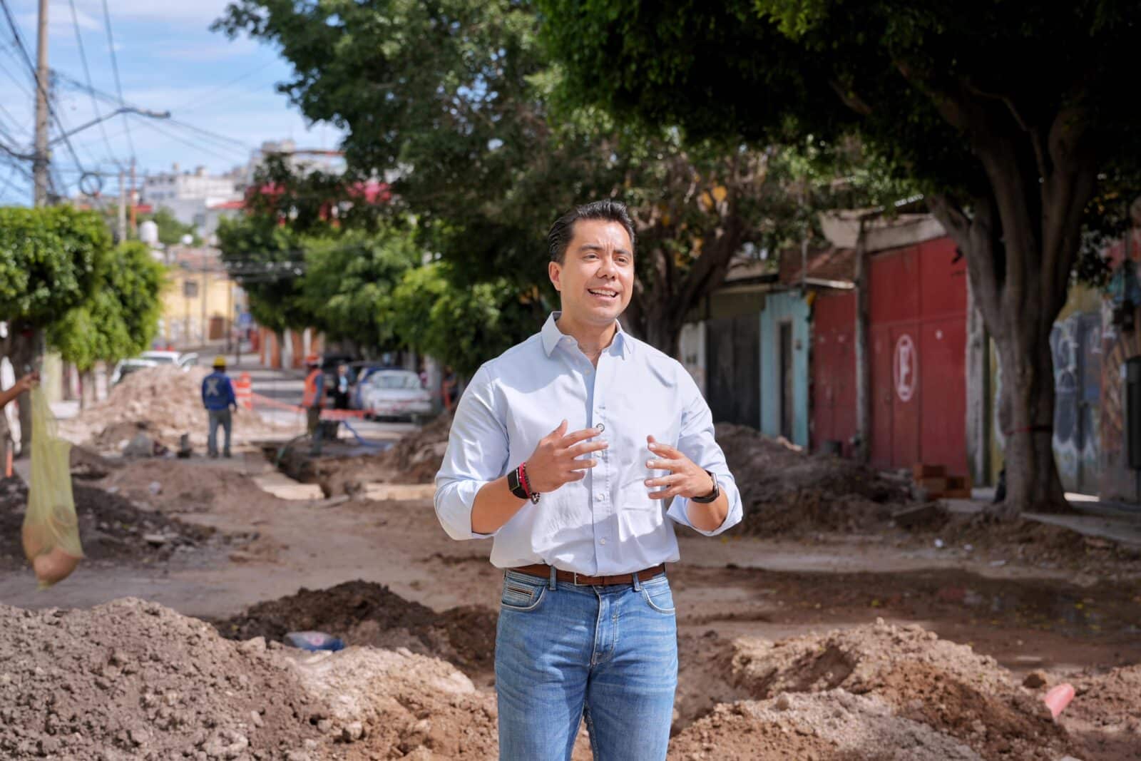 SUPERVISAN OBRAS EN SAN PABLO