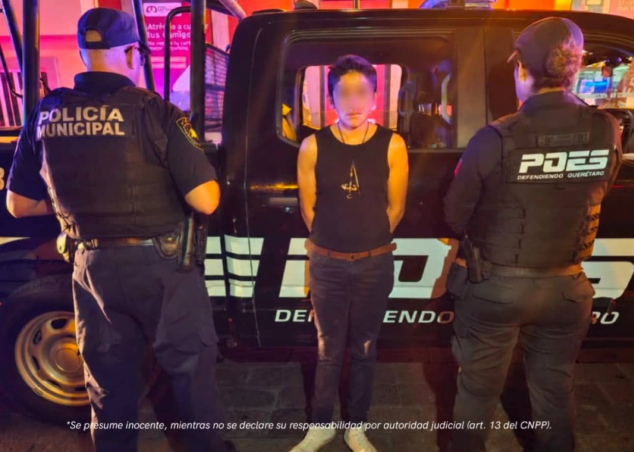 DETIENEN A MUJER ARMADA EN EL CENTRO HISTÓRICO