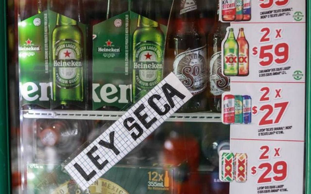HABRÁ LEY SECA AQUÍ, A PARTIR DE LAS 5 DE LA TARDE