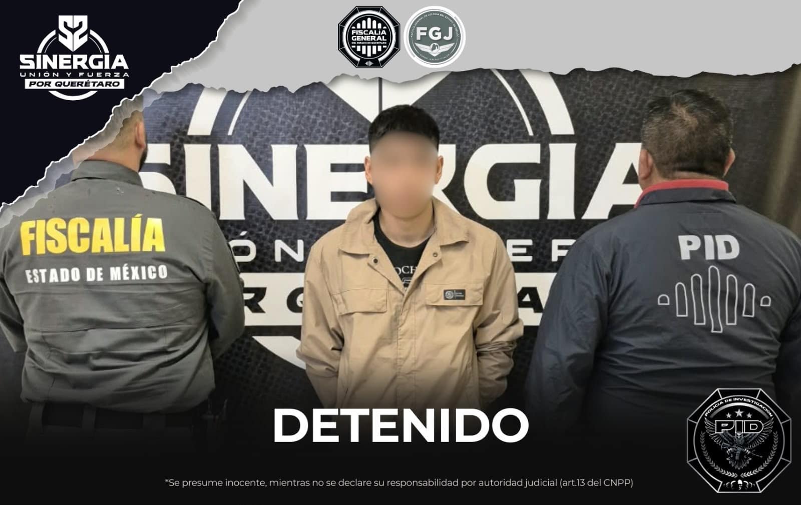 DETIENEN A RESPONSABLE DE VIOLACIÓN AGRAVADA