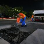 FELIFER SUPERVISA TRABAJOS DE MANTENIMIENTO VIAL EN LA CAPITAL