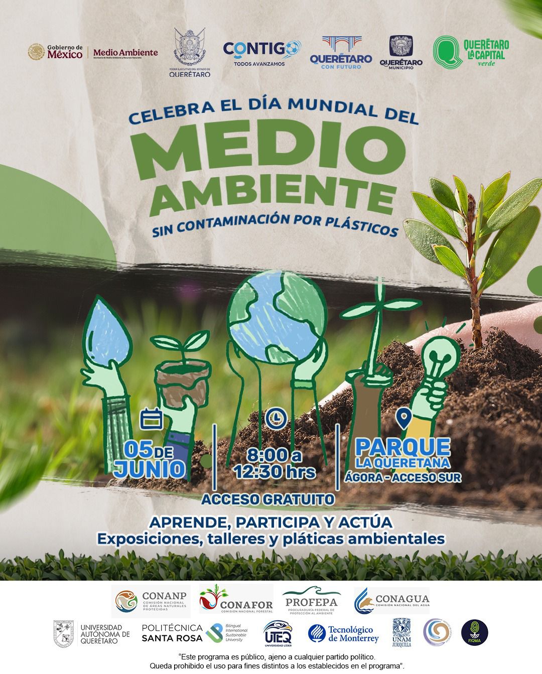 CAPITAL REALIZARÁ DÍA MUNDIAL DEL MEDIO AMBIENTE